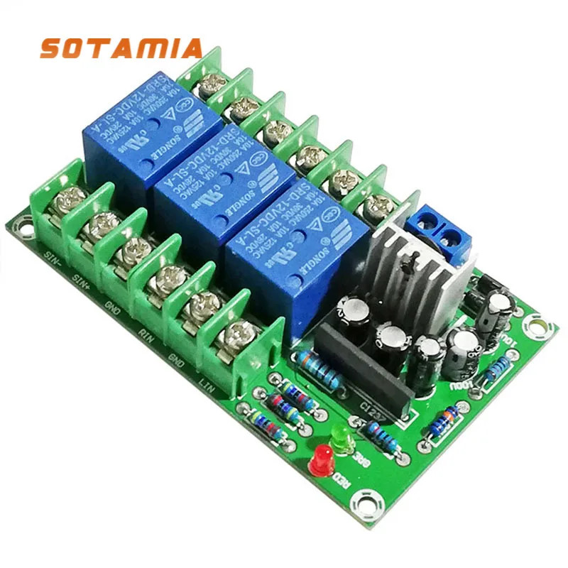 Home Cinema App - SOTAMIA 600W 2.1 Amplifier Speaker Protection
