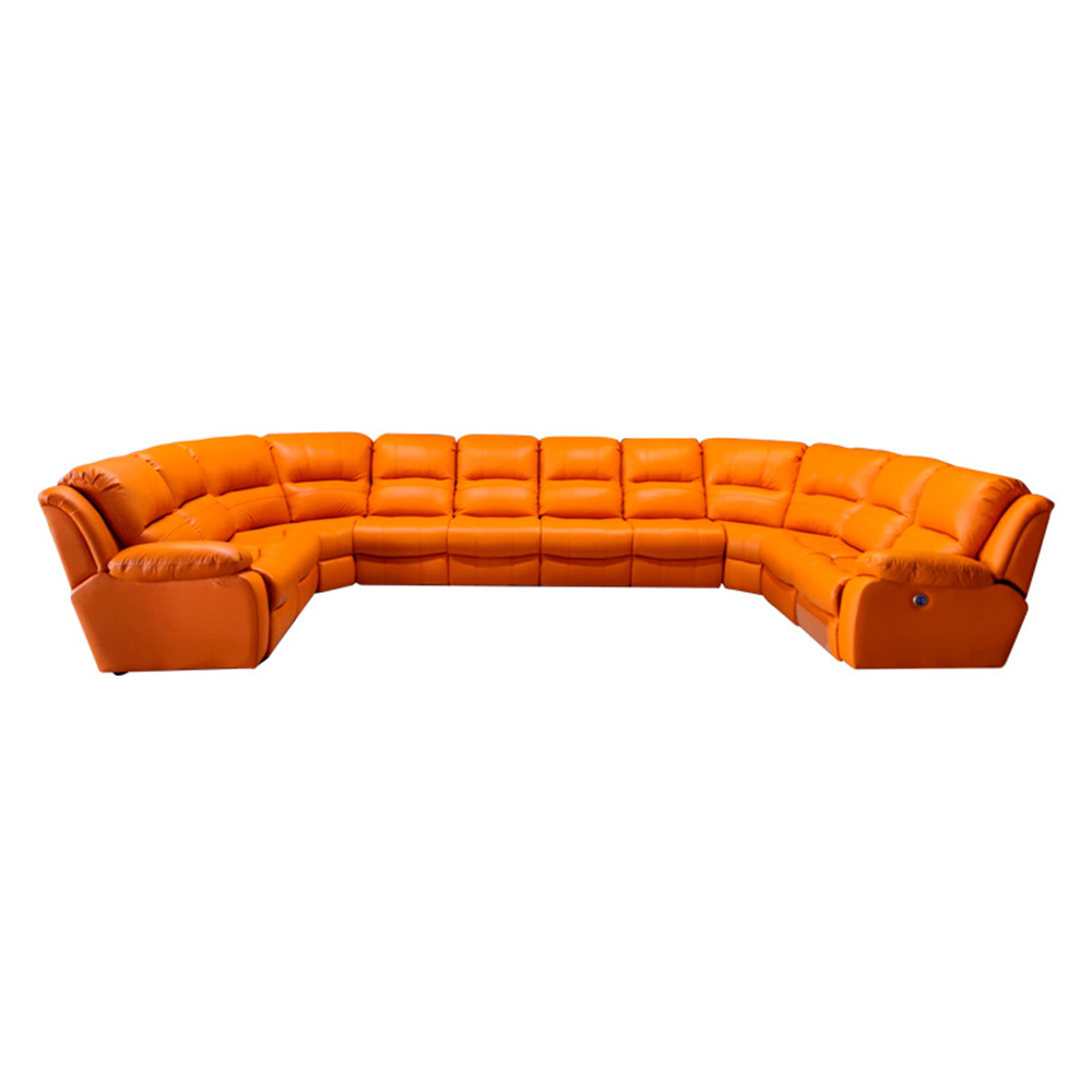 Home Cinema Luxury - Luxury Oversized Sectional Recliner Sofa with