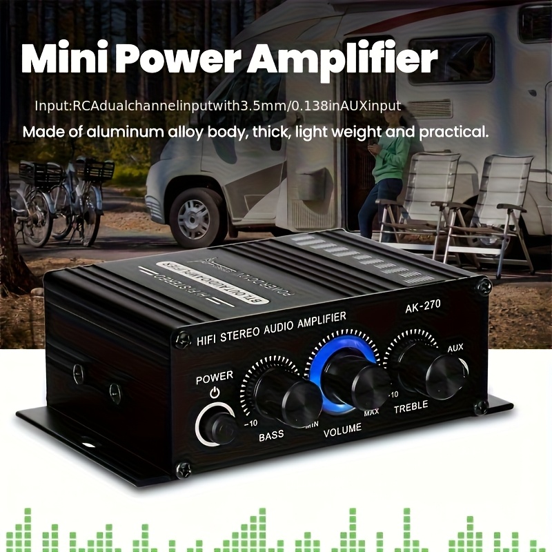 AK-270 HIFI Amplifier Channel  - Home Cinema App ulasan dan harga