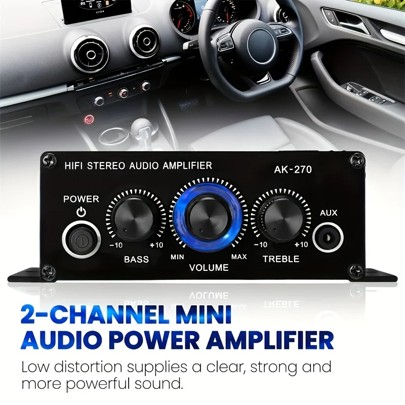 AK-270 HIFI Amplifier Channel  - Home Cinema App ulasan dan harga