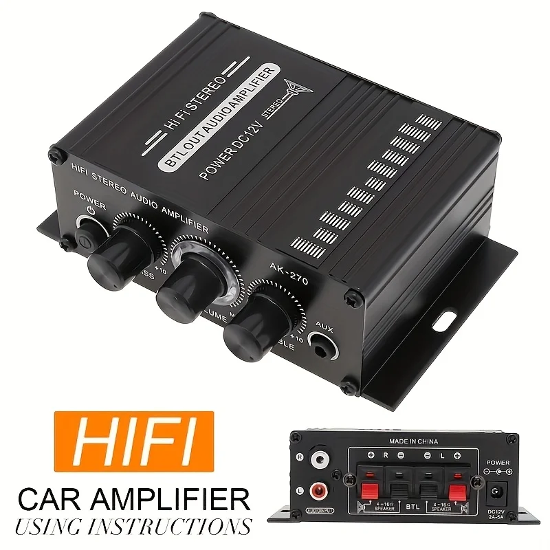 AK-270 HIFI Amplifier Channel  - Home Cinema App ulasan dan harga