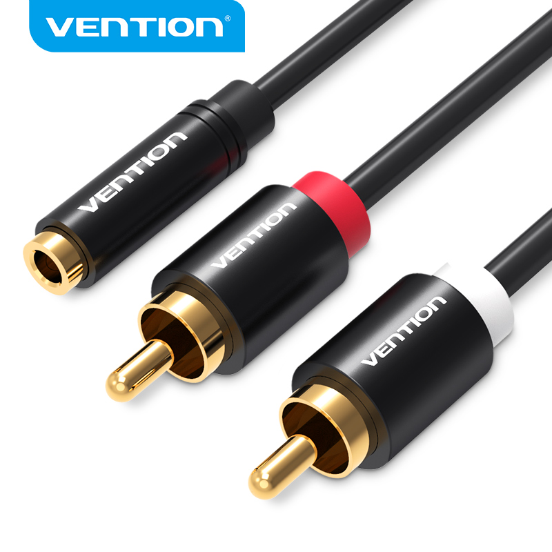 Vention Jack 3.5mm Female to 2 - Home Cinema App ulasan dan harga