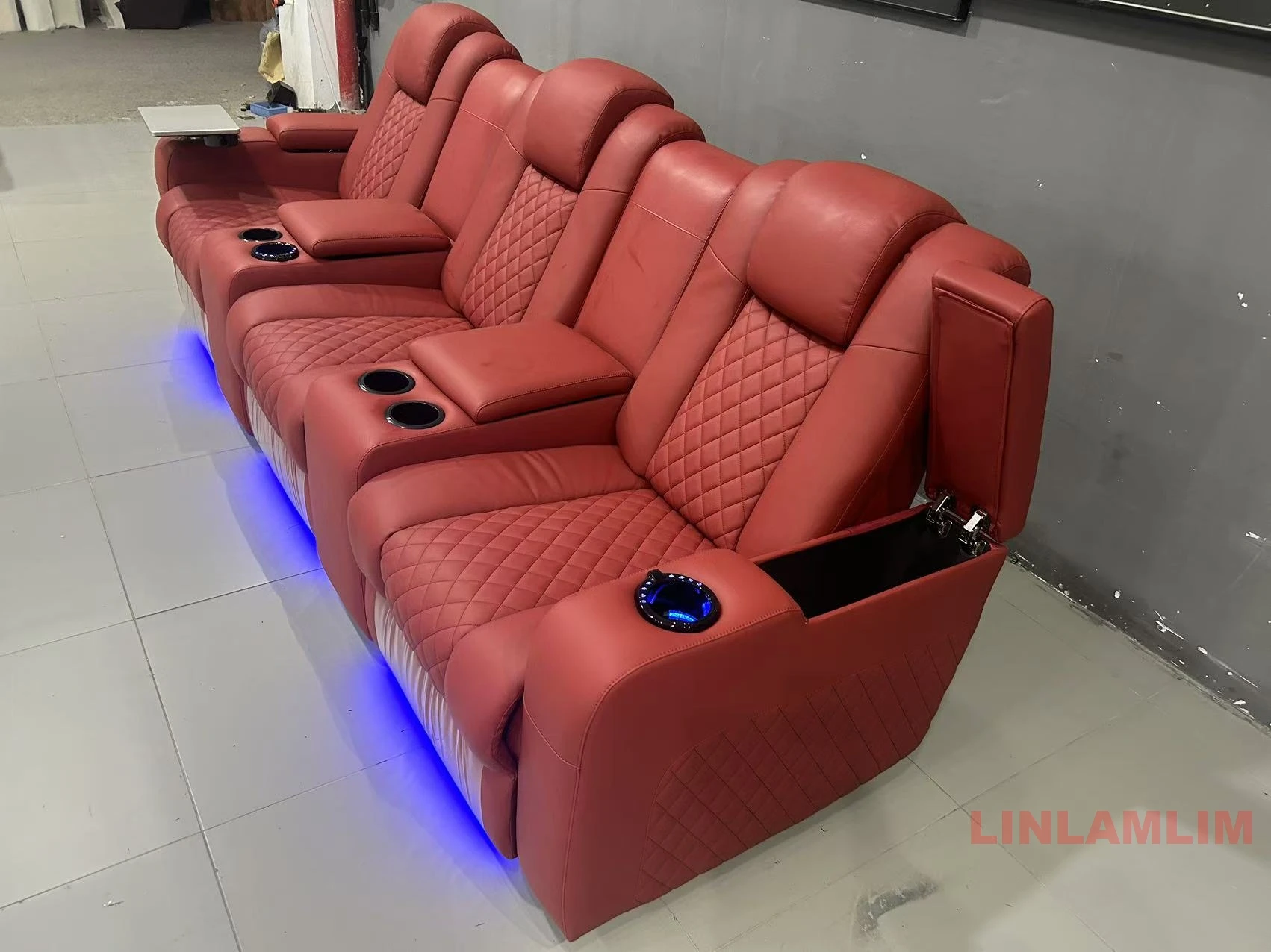 Linlamlim Luxury 3-Seat Reclin - Home Cinema Luxury ulasan dan harga