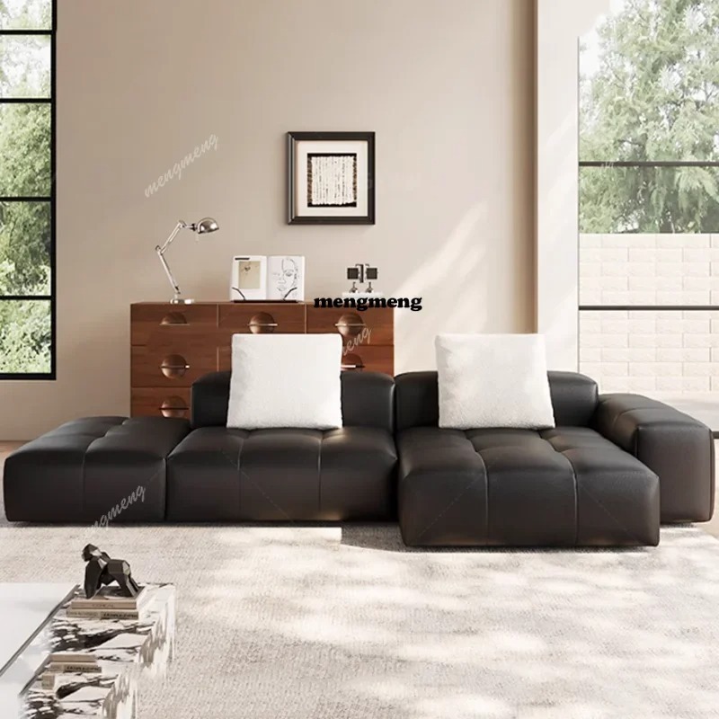 Nordic Leather Compressed Sofa - Home Cinema Room Design ulasan dan harga