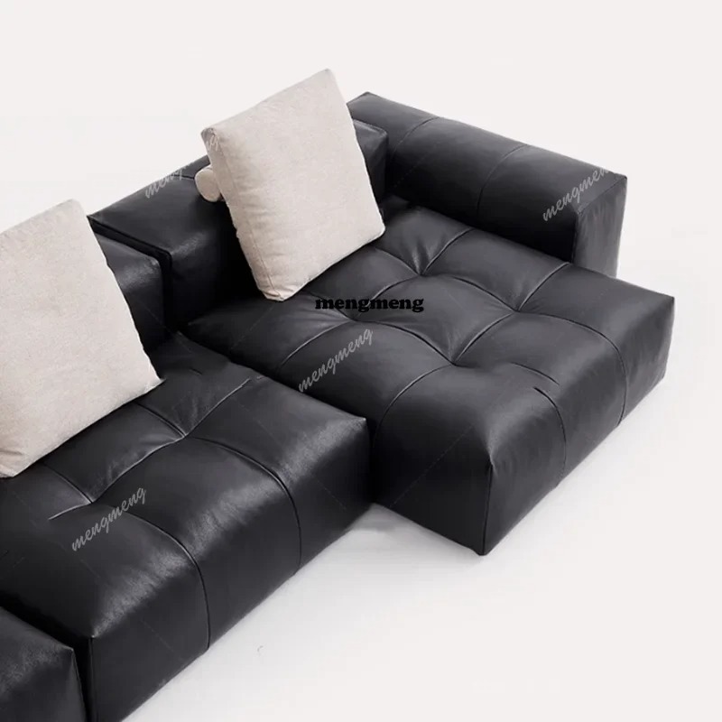 Nordic Leather Compressed Sofa - Home Cinema Room Design ulasan dan harga