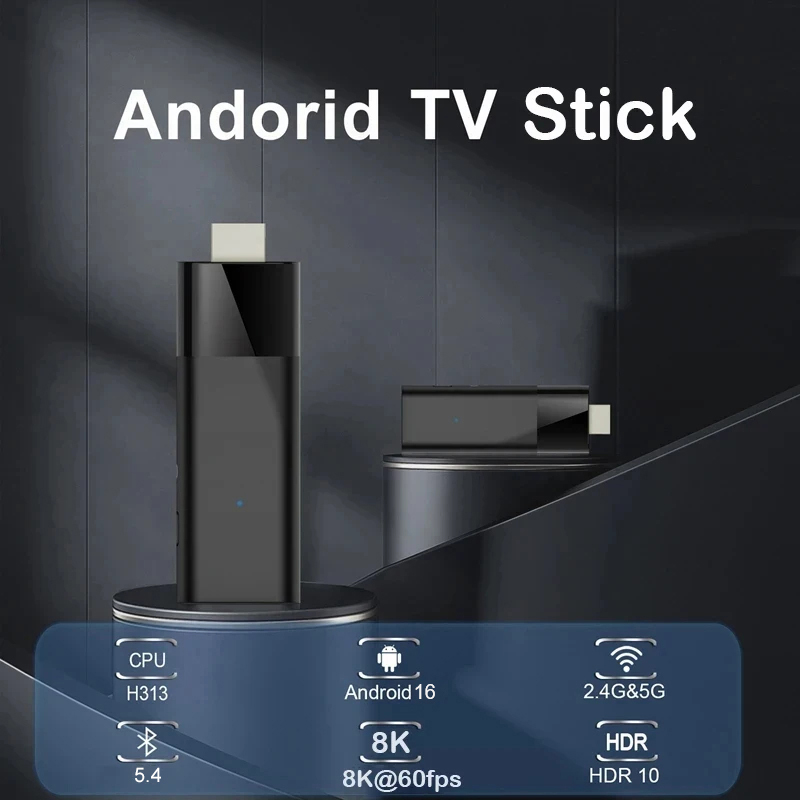 4K Android 16 TV Stick Smart T - 4K Media Player ulasan dan harga