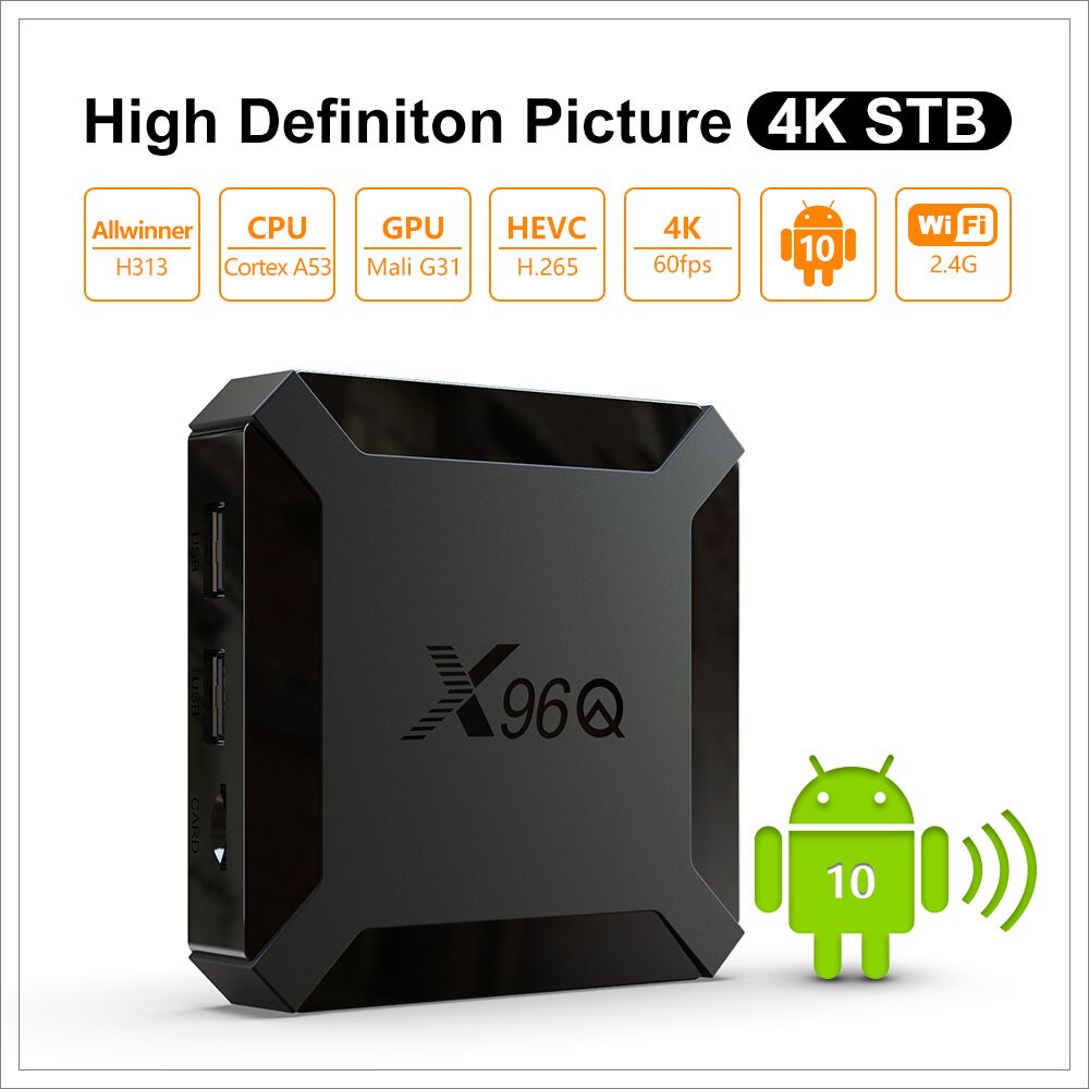 Original X96Q TV Box Android10 - Home Cinema Quad ulasan dan harga
