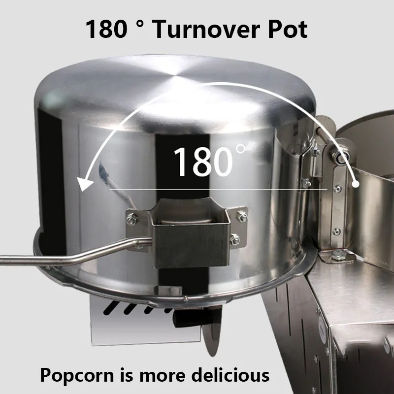 Gas Automatic Popcorn Machine  - Popcorn Machine Home ulasan dan harga