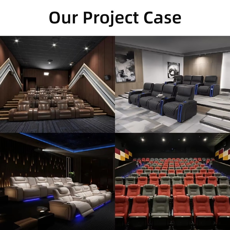 Luxury Manual Cinema Sofas Rec - Home Cinema Luxury ulasan dan harga