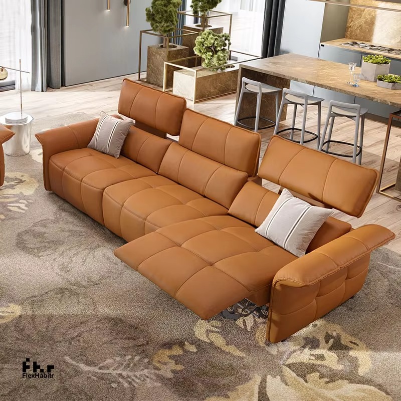 Electric Automatic Recliner Ge - Home.Cinema Orange ulasan dan harga