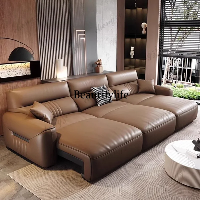 03 A68 Genuine Leather Living  - Home Cinema Room Design ulasan dan harga