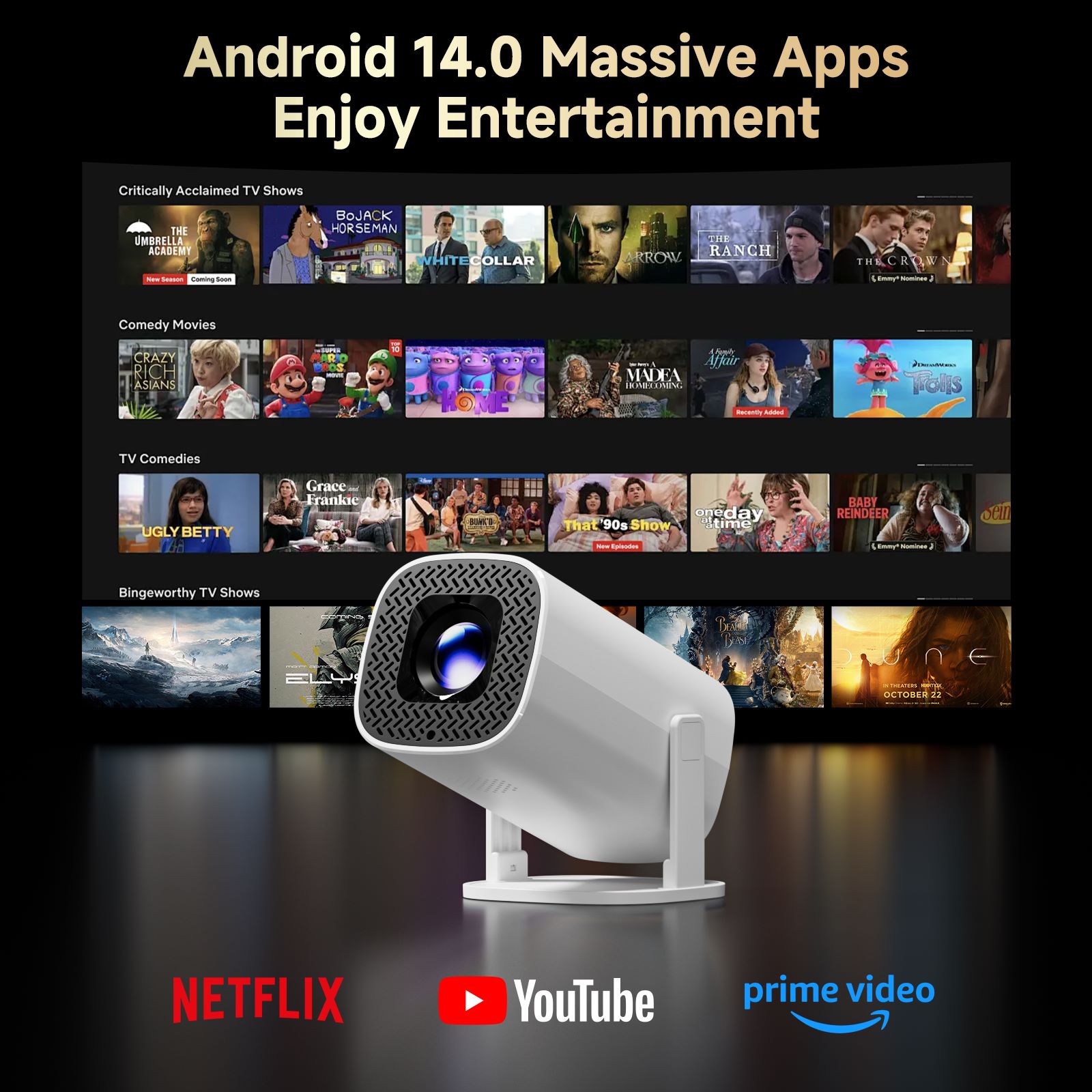 P30 PRO Smart Mini Projector A - Video Home Cinema ulasan dan harga