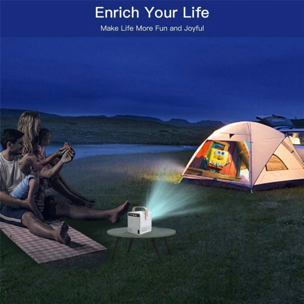 Portable Smart 4K Projector Mi - Video Home Cinema ulasan dan harga