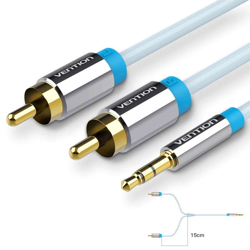 Vention RCA Cable 3.5 to 2rca  - Home Cinema App ulasan dan harga